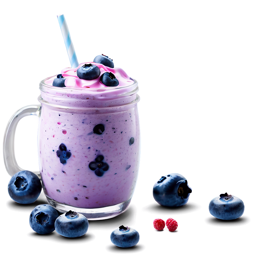 Blueberry Milkshake Png 31