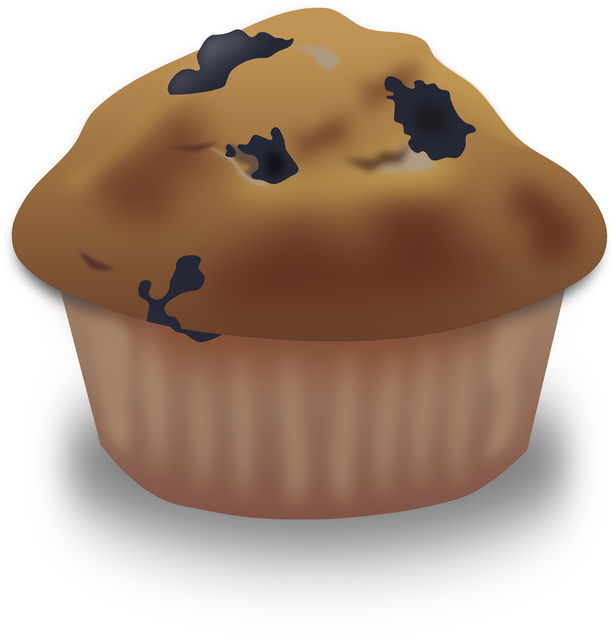 Blueberry Muffin Illustration