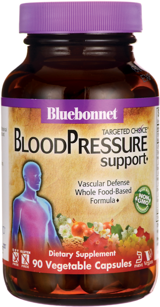 Bluebonnet Blood Pressure Support Supplement Bottle