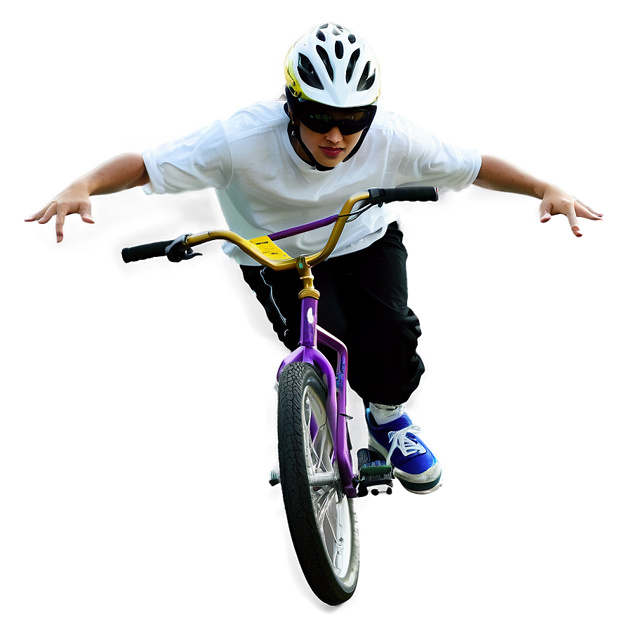 Bmx Bike Dynamic Pose Png Fhy86