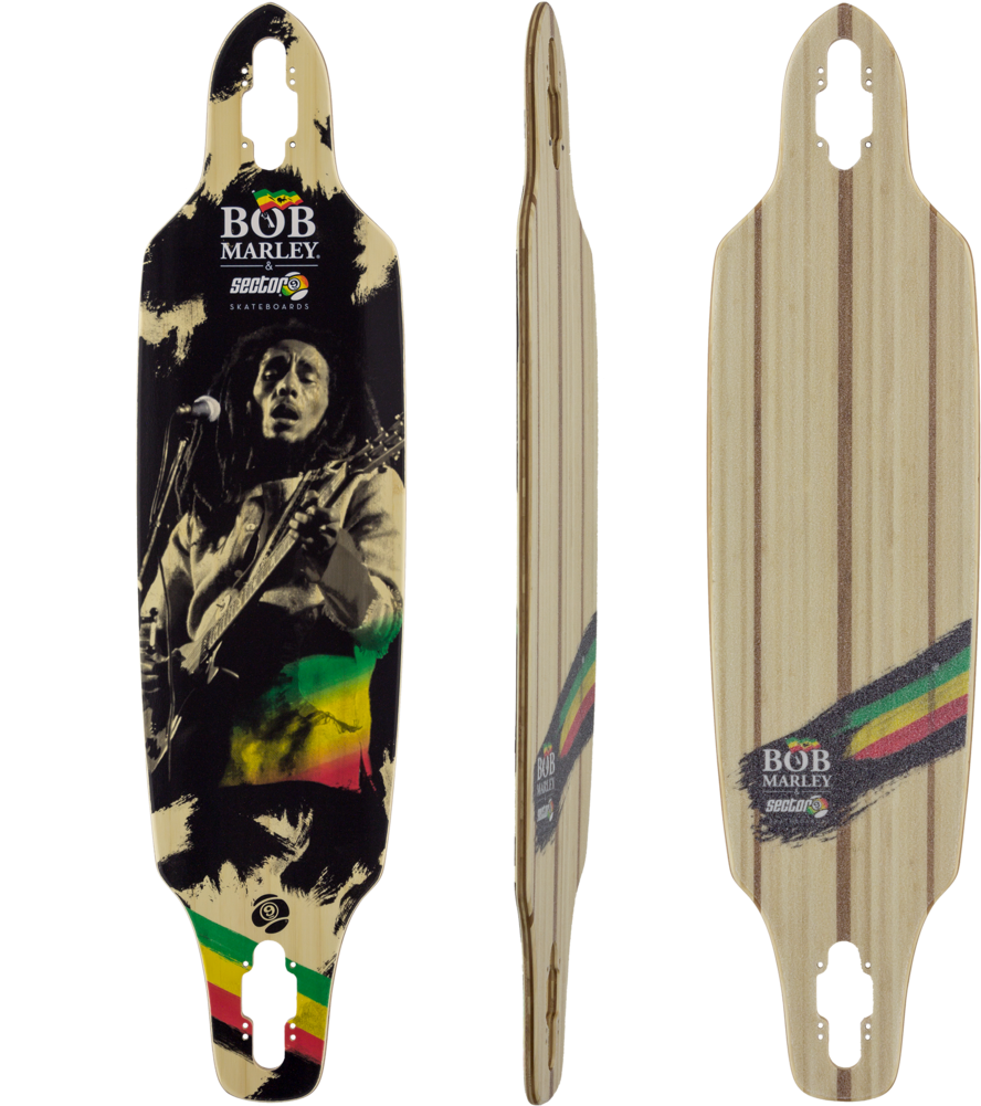Bob Marley Themed Longboard Design