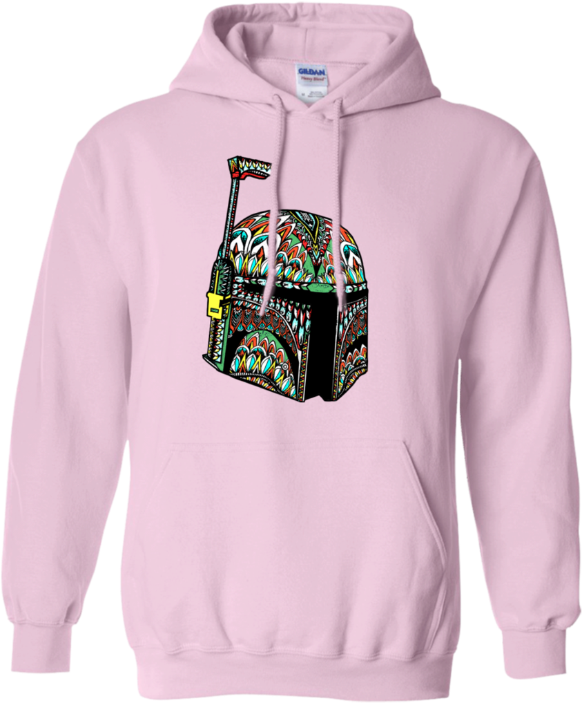 Boba Fett Helmet Design Hoodie