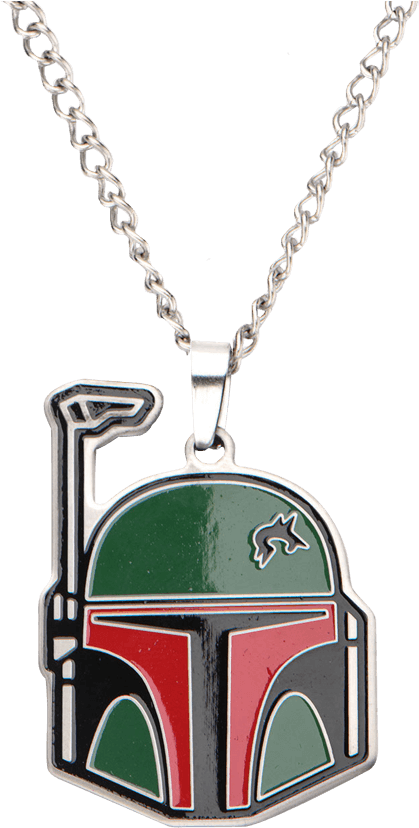 Boba Fett Helmet Necklace