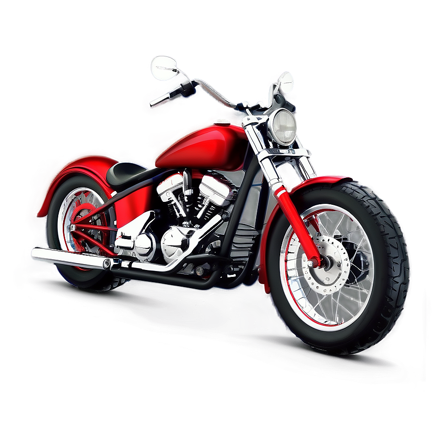 Bobber Motorcycle Art Png 22