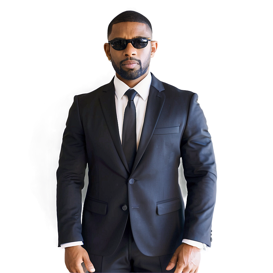 Bodyguard In Formal Wear Png 06252024