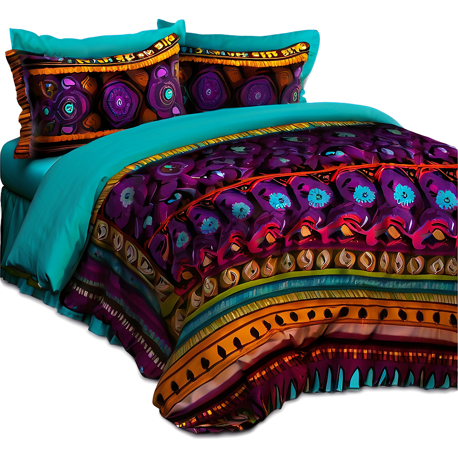 Bohemian Bed Sheets Png Soy