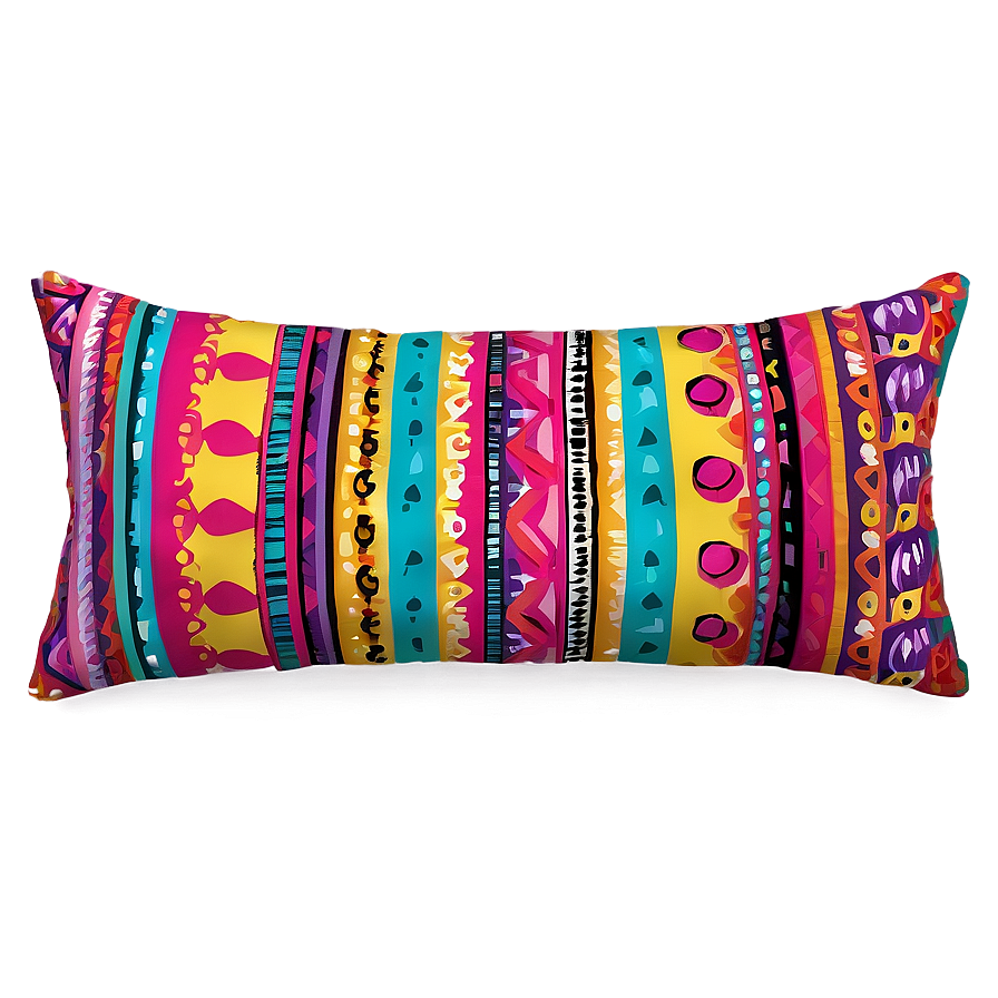 Bohemian Style Pillow Png 06282024