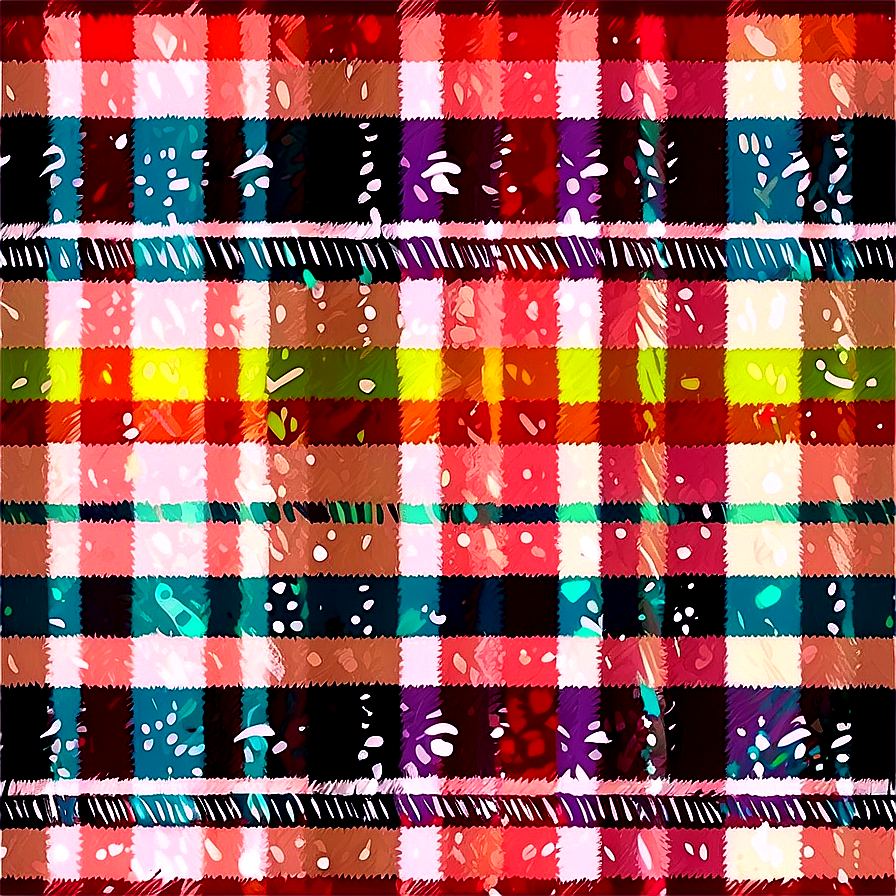 Bohemian Tribal Plaid Png 06272024