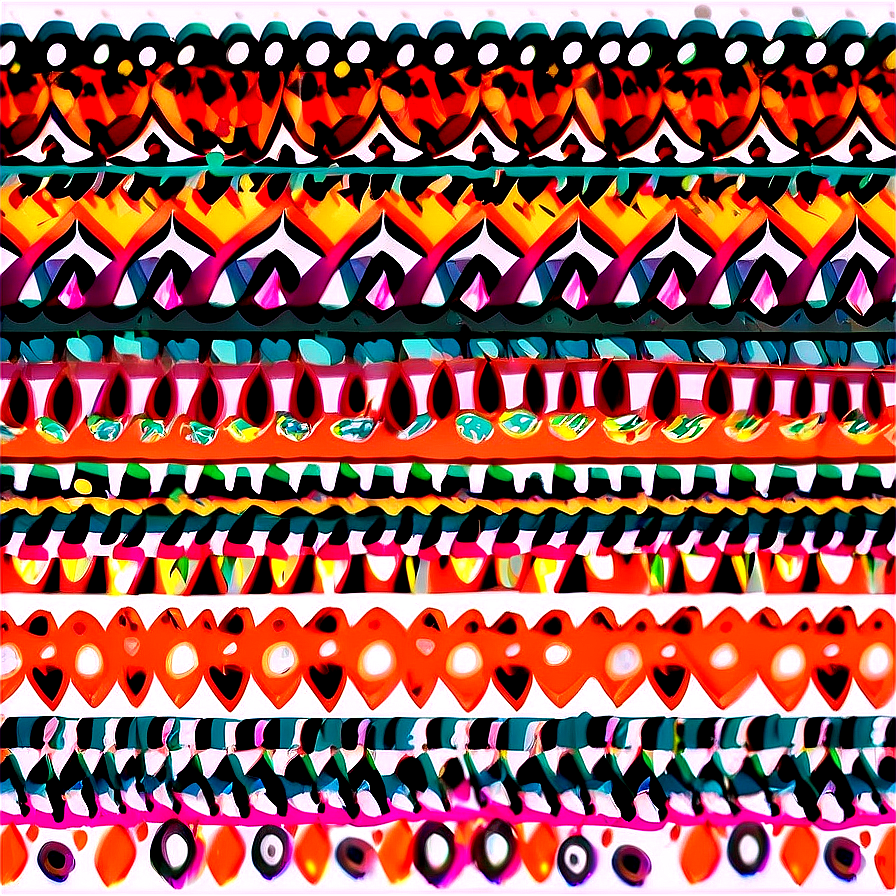 Boho Chic Pattern Design Png Tot3