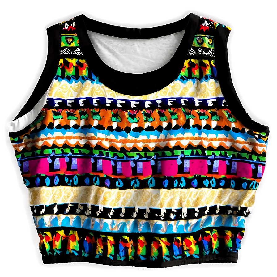 Boho Crop Top Png Svs29