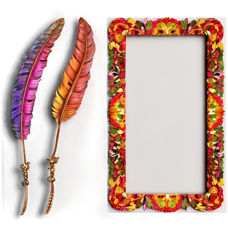 Boho Cute Frame Png 06262024