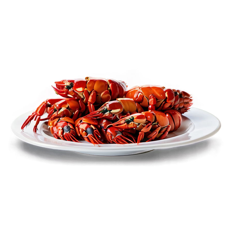 Boiled Crawfish Platter Png 06122024