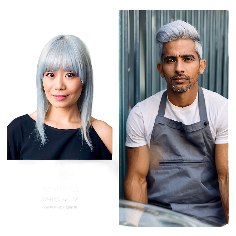 Bold Grey Hair Choice Png Jjl61