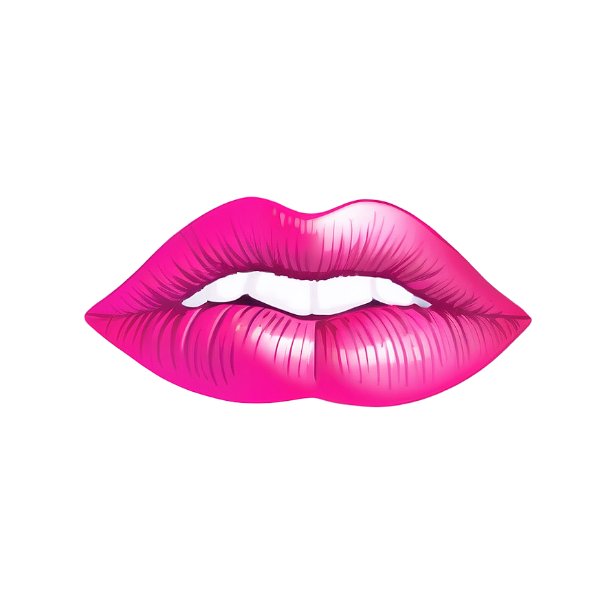 Bold Pink Lips Png Ers52