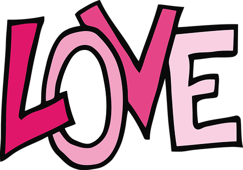 Bold Pink Love Graphic