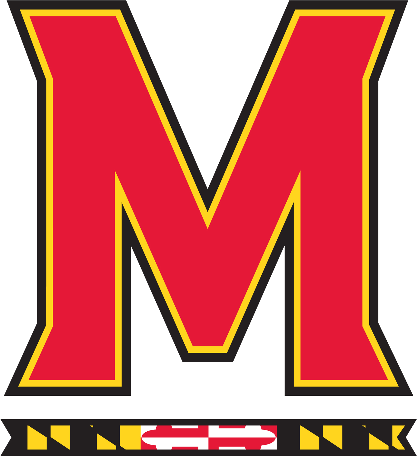 Bold Red Letter M Logo