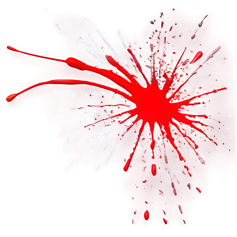 Bold Red Splatter Splash Png 84