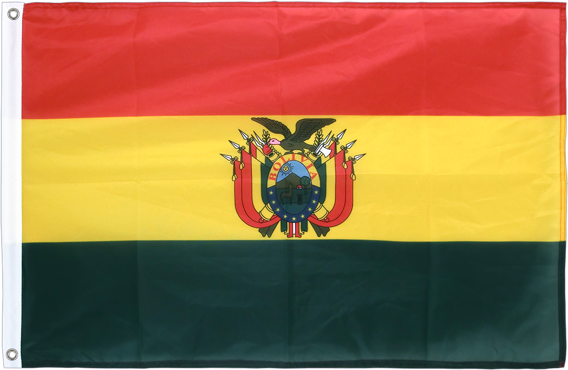 Bolivian National Flagwith Coatof Arms