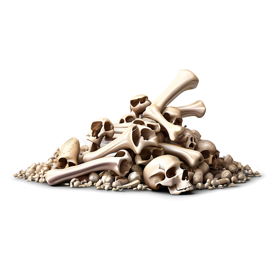 Bone Heap Illustration Png 52