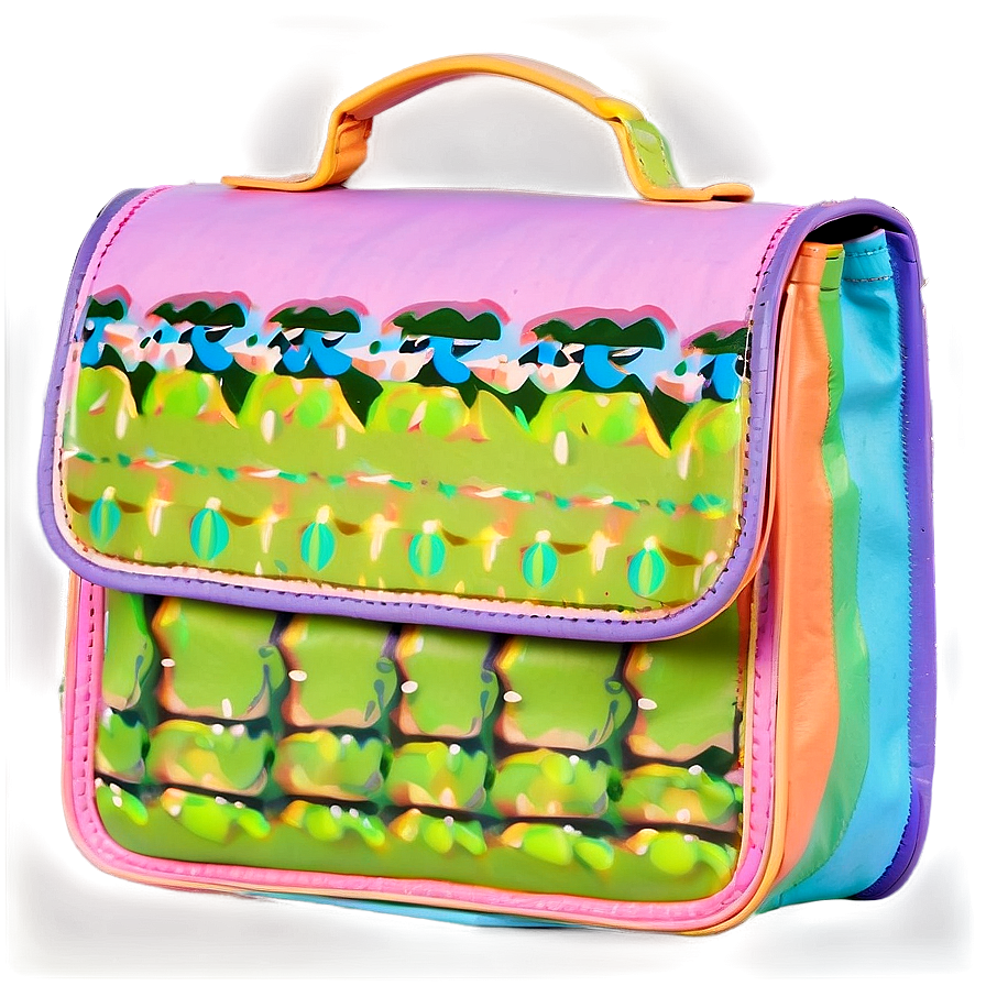 Book Bag In Pastel Colors Soft Png 49