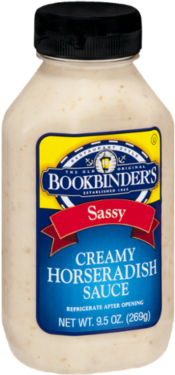 Bookbinders Creamy Horseradish Sauce Jar