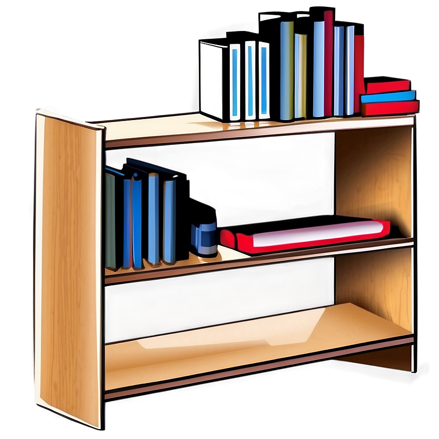 Bookshelf Vector Graphic Png Fyx