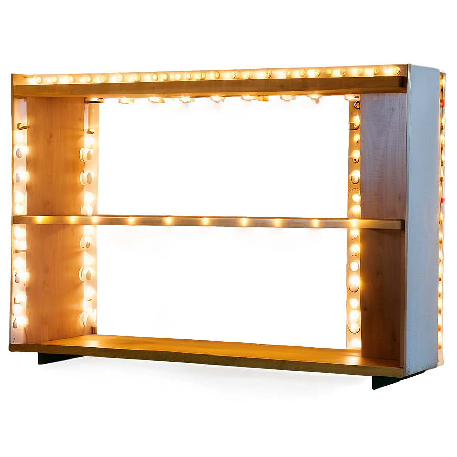 Bookshelf With Lights Png Ioc