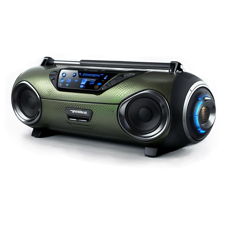 Boombox With Bluetooth Connectivity Png Adj14