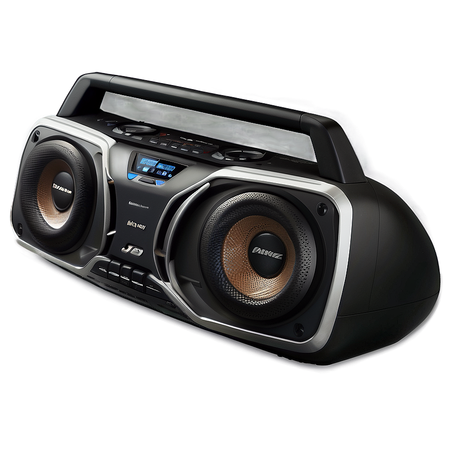 Boombox With Bluetooth Connectivity Png Gij40