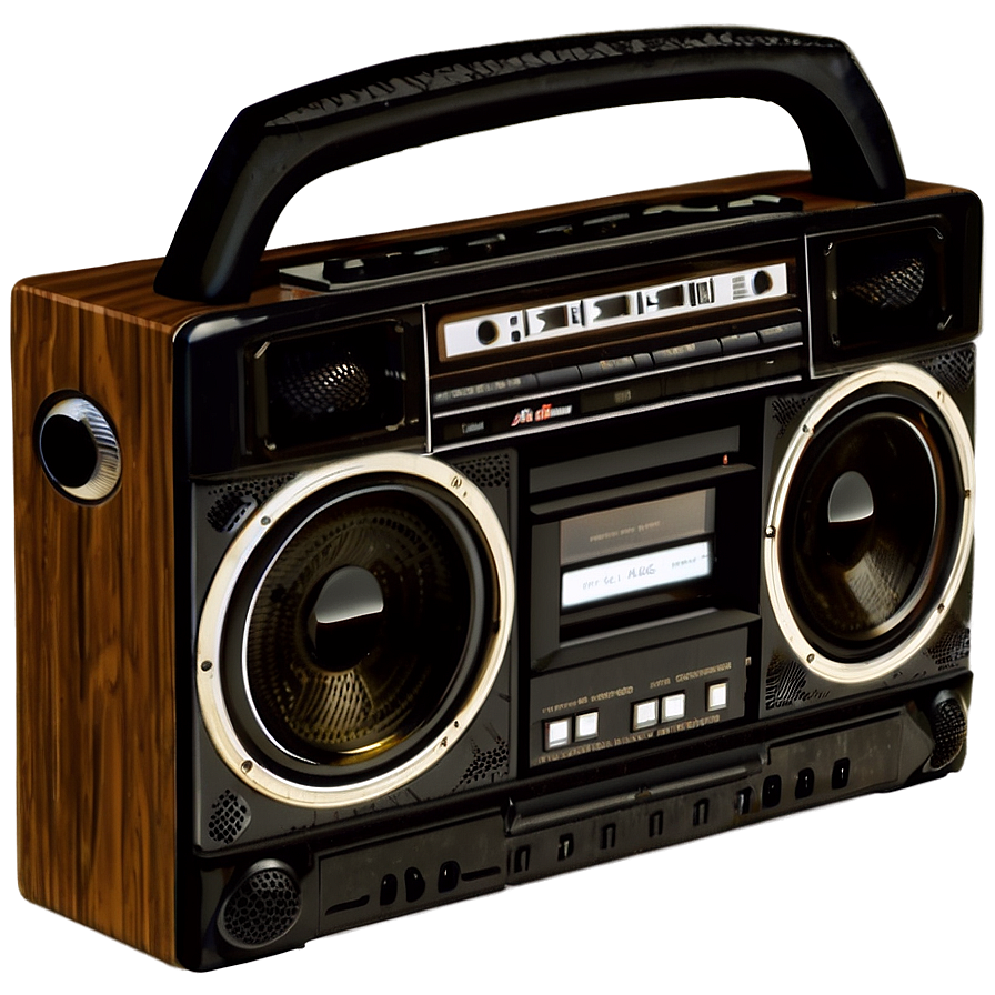 Boombox With Cassette Player Png Ljx