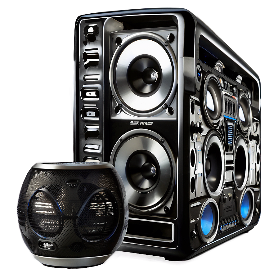 Boombox With Speakers Png Eun