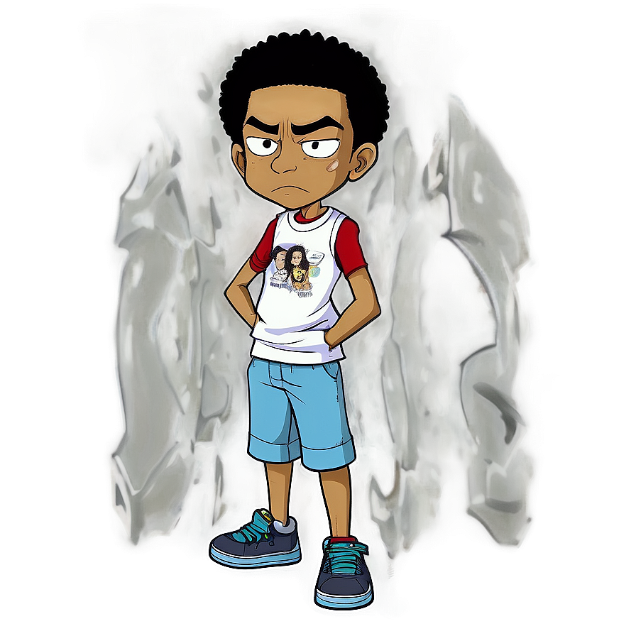 Boondocks Riley Freeman Graffiti Png Qcm