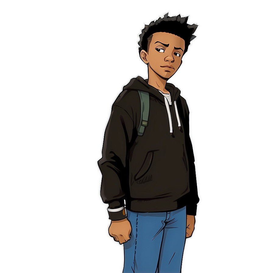 Boondocks Riley Freeman Youth Png Wtu