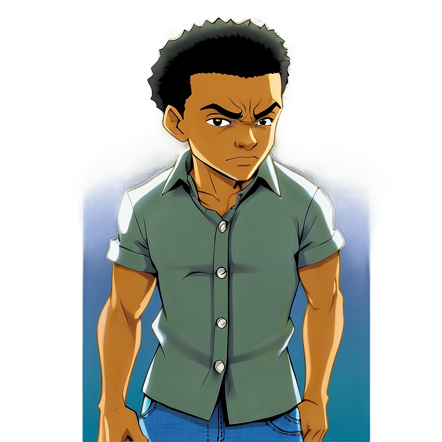 Boondocks Style Riley Freeman Png Hyw25