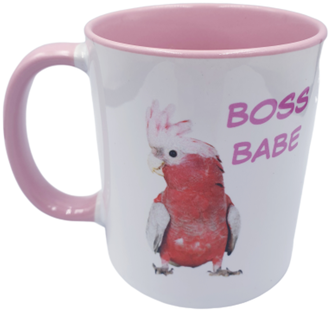 Boss Babe Cockatoo Mug