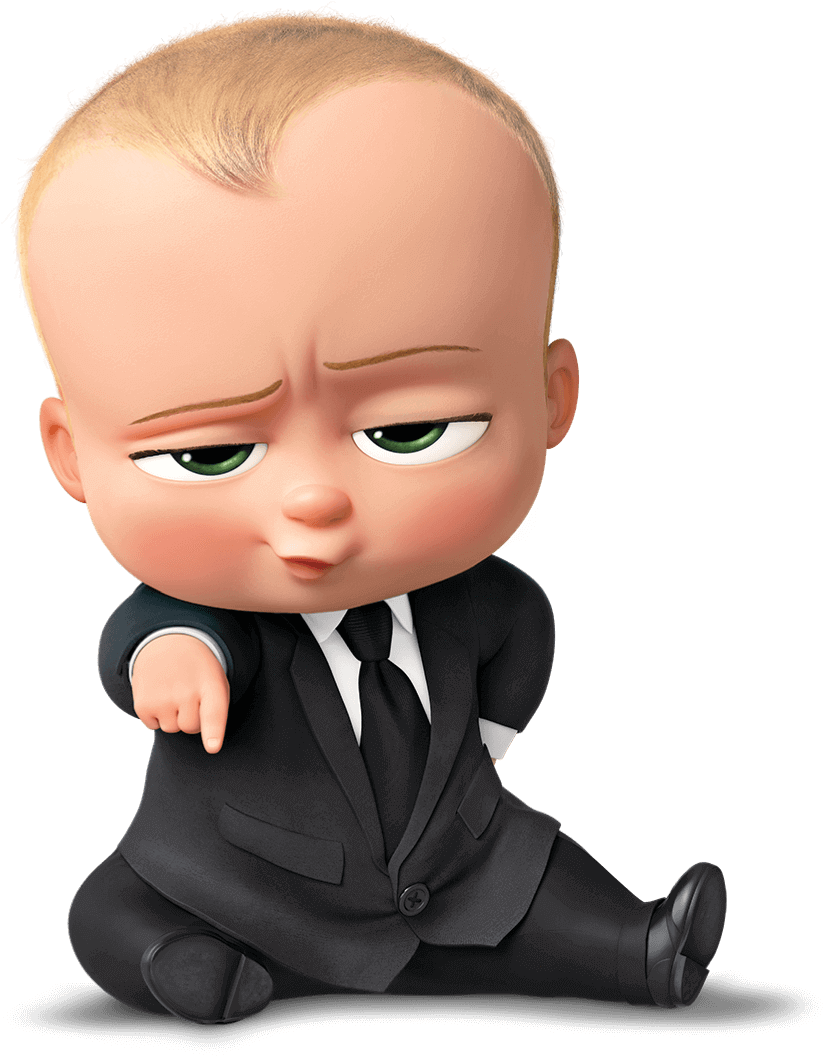 Boss Baby Suit Pose