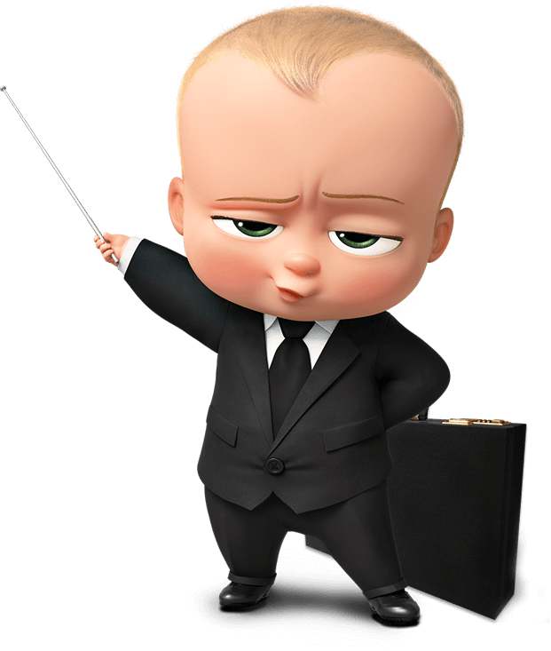 Boss Baby With Briefcaseand Pointer