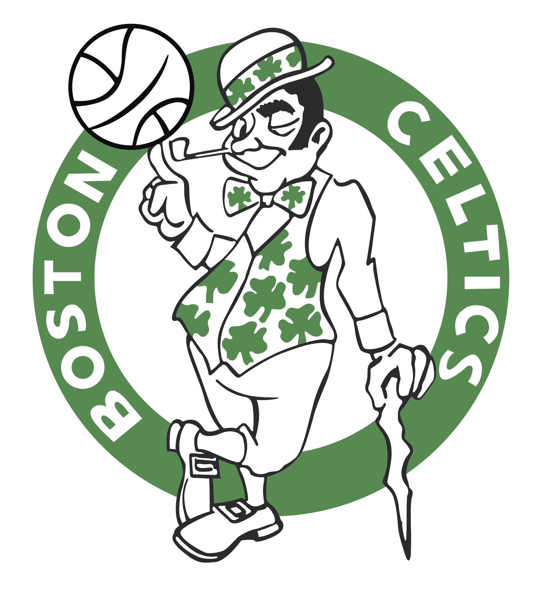 Boston Celtics Logo Illustration