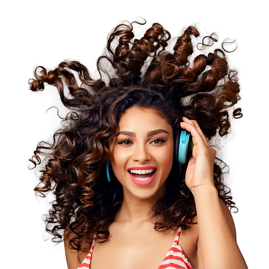 Bouncy Curly Hair Joy Png 05242024