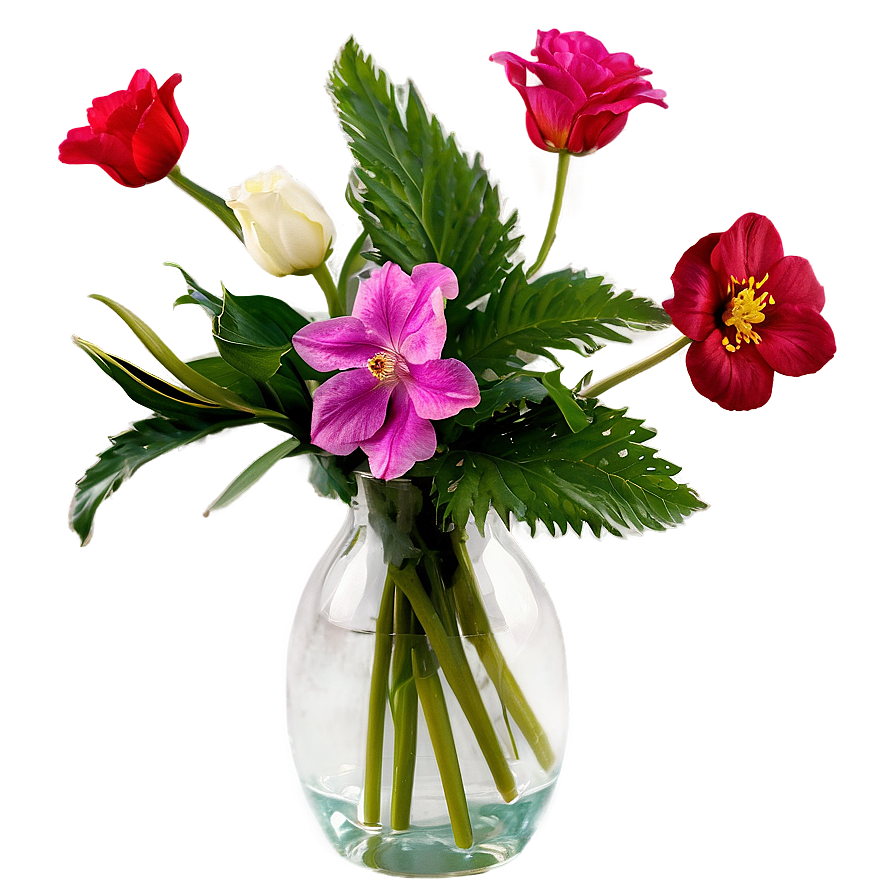 Bouquet In Vase Png 06272024