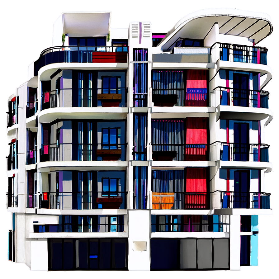 Boutique Apartment Building Png 27