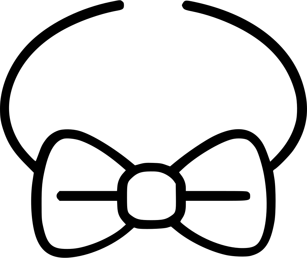 Bow Tie Outline Graphic