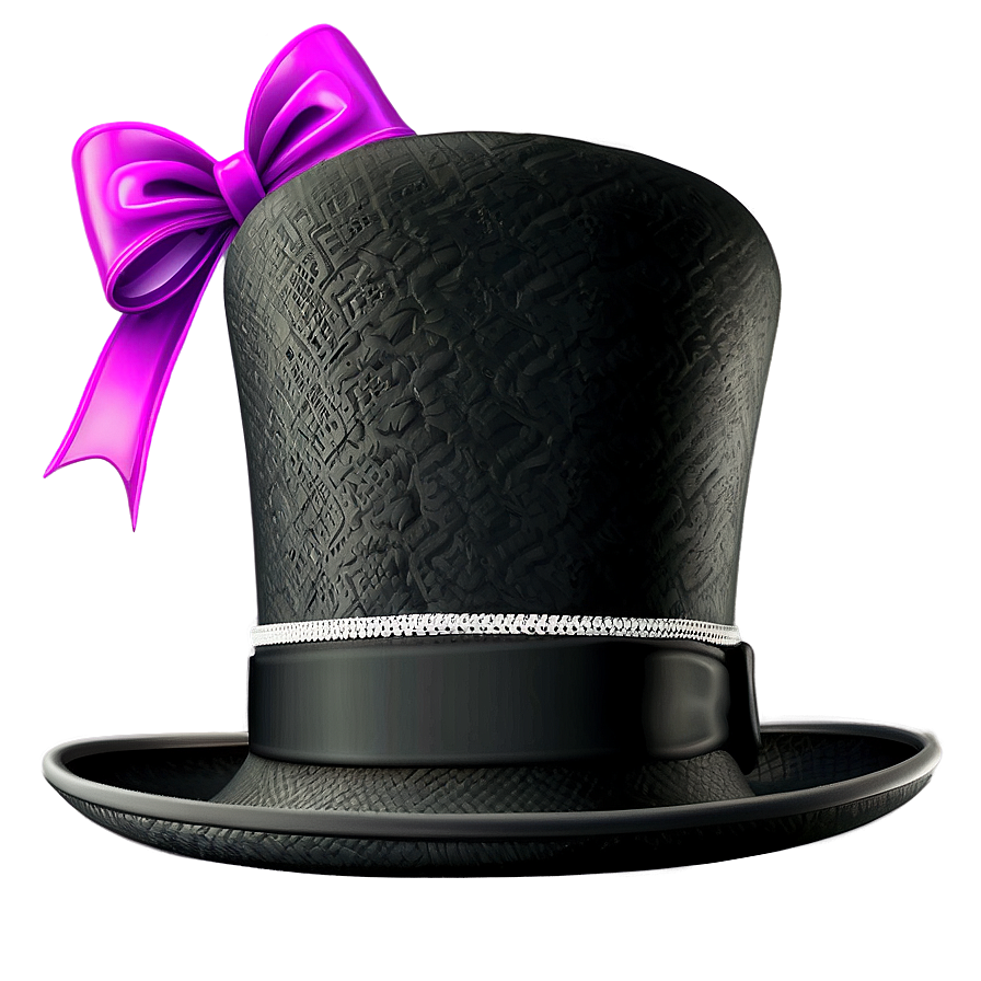 Bowler Hat With Bow Png 78