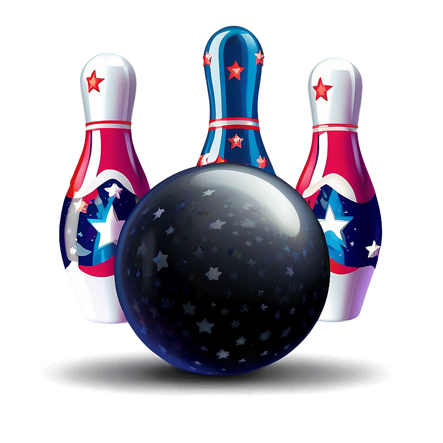 Bowling Ball With Stars Png Yfv