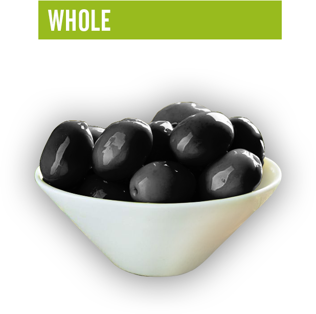 Bowlof Whole Black Olives