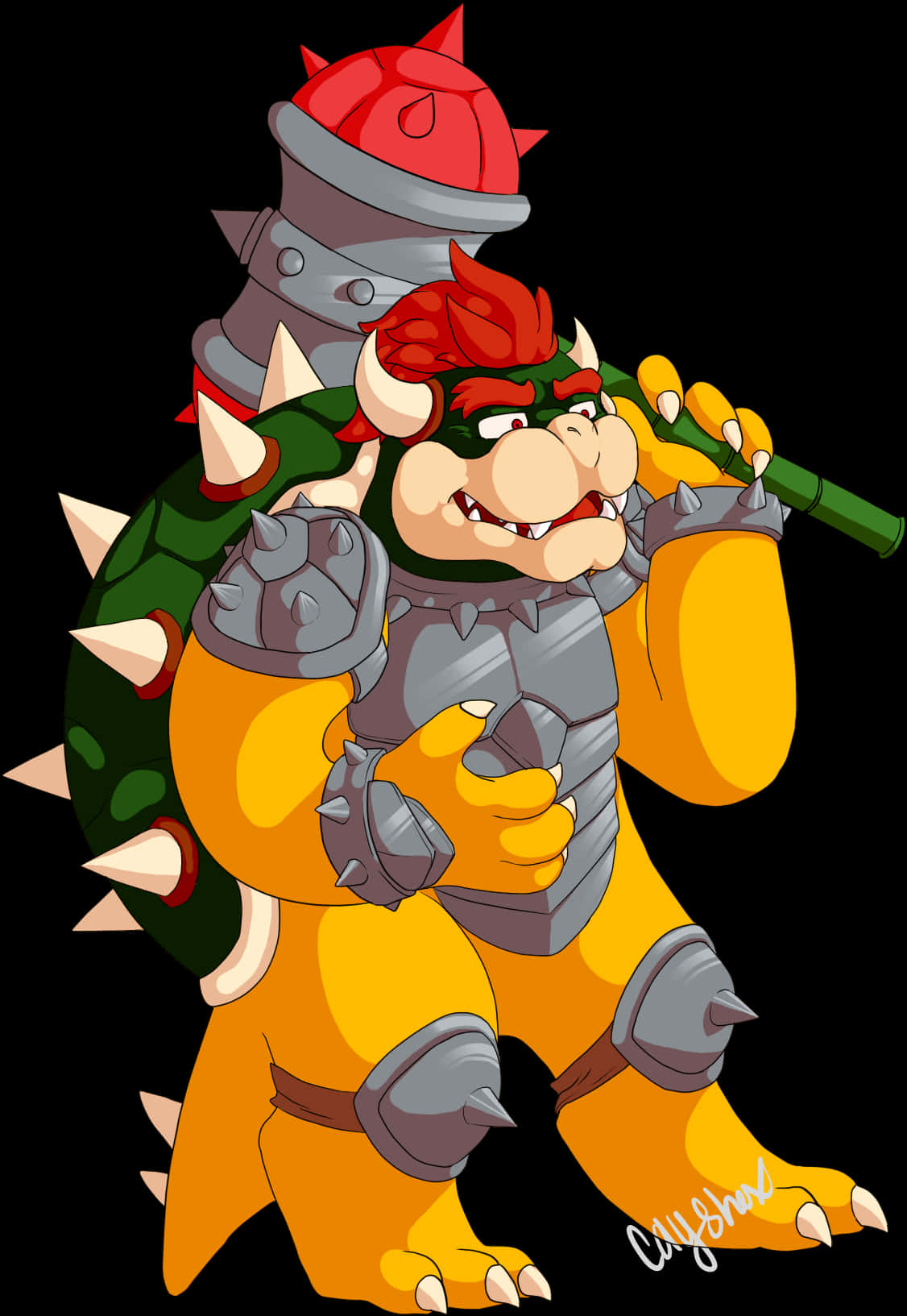 Bowser_ Fan_ Art_ Illustration