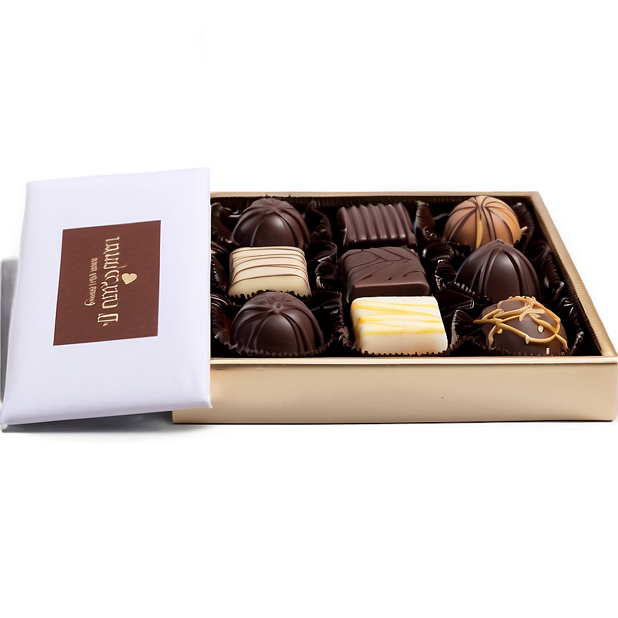 Box Of Artisan Chocolates Png 2