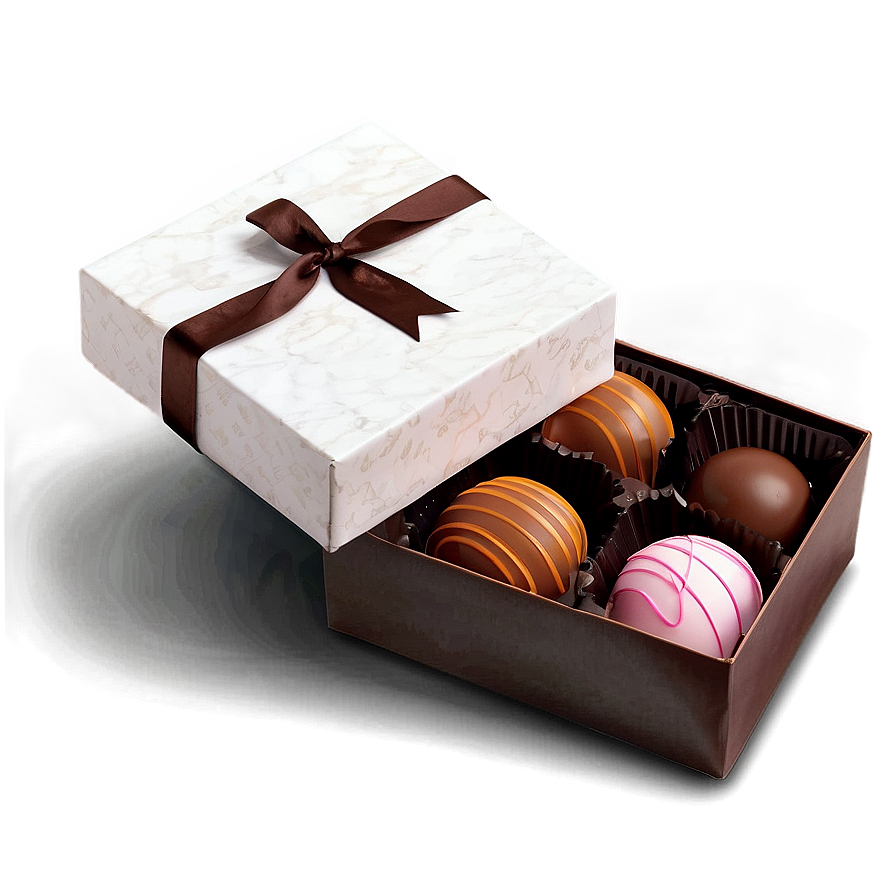 Box Of Chocolate Bonbons Png Mib