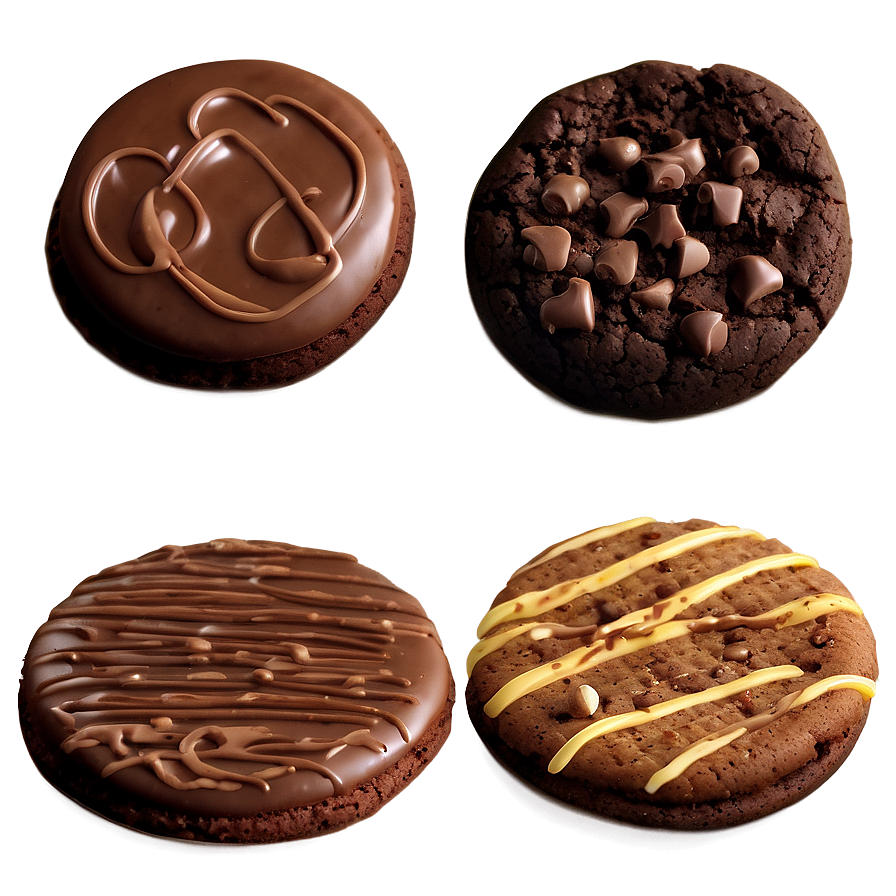 Box Of Chocolate Cookies Png Rhm85