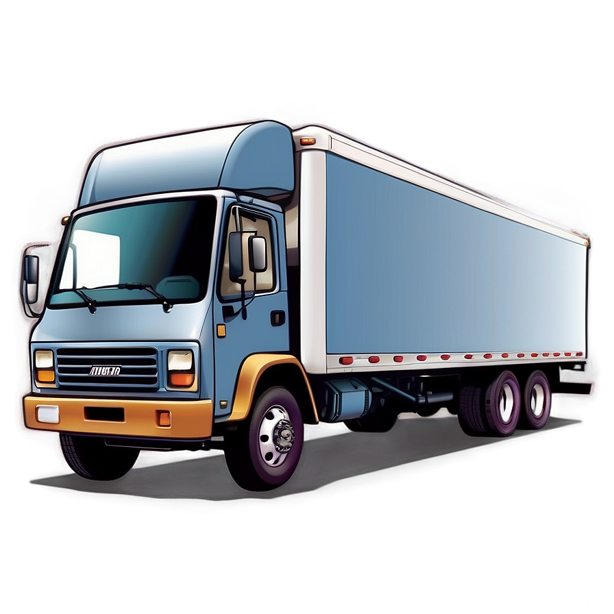 Box Truck Vector Art Png 06132024